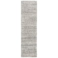 thumbnail image 1 of SAFAVIEH Hudson Shag Jaden Striped Runner Rug, Ivory/Grey, 2'3" x 8', 1 of 8