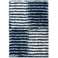 thumbnail image 1 of SAFAVIEH Hudson Shag Jagoda Striped Area Rug, Navy/Ivory, 3' x 5', 1 of 8