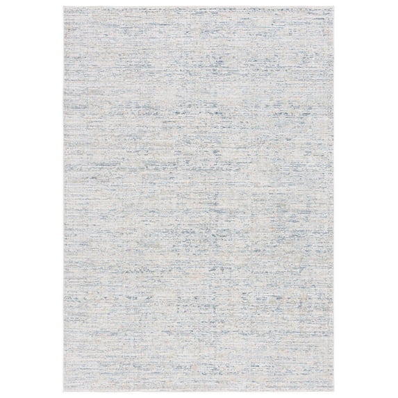 SAFAVIEH Hunter Endika Abstract Polyester Area Rug, Ivory/Dark Grey/Sage, 8' x 10'