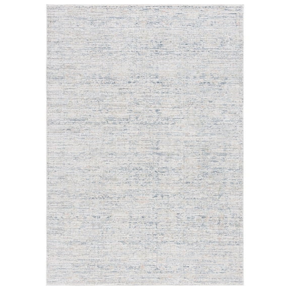 SAFAVIEH Hunter Endika Abstract Polyester Area Rug, Ivory/Dark Grey/Sage, 8' x 10'