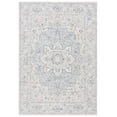 thumbnail image 1 of SAFAVIEH Hunter Iacopo Abstract Polyester Area Rug, Ivory Grey/Dark Grey/Beige, 5'3" x 7'6", 1 of 10