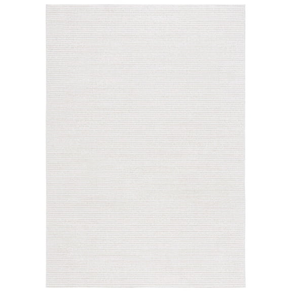 SAFAVIEH Hunter Payton Abstract Polyester Area Rug, Ivory/Beige, 4' x 6'