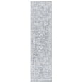 thumbnail image 1 of SAFAVIEH Hunter Sandford Abstract Polyester Runner Rug, Ivory/Dark Grey/Sage, 2'2" x 8', 1 of 10