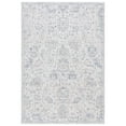 thumbnail image 1 of SAFAVIEH Hunter Tamaya Abstract Polyester Area Rug, Ivory/Dark Grey/Sage, 6'7" x 6'7" Round, 1 of 10