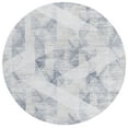thumbnail image 1 of SAFAVIEH Hunter Vasilis Abstract Polyester Area Rug, Dark Grey/Sage/Ivory, 6'7" x 6'7" Round, 1 of 10