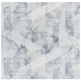 thumbnail image 1 of SAFAVIEH Hunter Vasilis Abstract Polyester Area Rug, Dark Grey/Sage/Ivory, 6'7" x 6'7" Square, 1 of 9