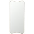 thumbnail image 1 of SAFAVIEH Hyla​ 14 in. x 31 in. Solid Frame Mirror, Gold, 1 of 6