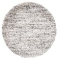 thumbnail image 1 of SAFAVIEH Iceland Hannah Abstract Shag Area Rug, Cream/Grey, 6'7" x 6'7" Round, 1 of 7