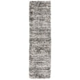 thumbnail image 1 of SAFAVIEH Iceland Hannah Abstract Shag Runner Rug, Grey/Dark Grey, 2' x 6', 1 of 7