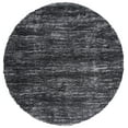 thumbnail image 1 of SAFAVIEH Iceland Issie Abstract Shag Area Rug, Dark Grey/Ivory, 6'7" x 6'7" Round, 1 of 8