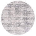 thumbnail image 1 of SAFAVIEH Iceland Issie Abstract Shag Area Rug, Ivory/Grey, 6'7" x 6'7" Round, 1 of 8