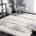 thumbnail image 1 of SAFAVIEH Iceland Leann Abstract Shag Area Rug, Ivory/Grey, 4' x 6', 1 of 10