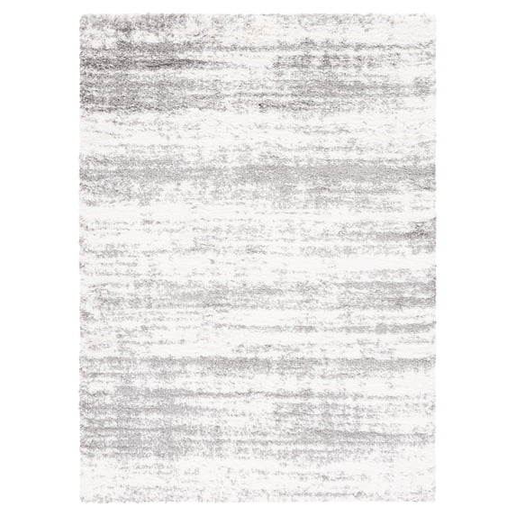 Safavieh Iceland Leann Abstract Shag Area Rug, Ivory/Gray, 5'3" x 7'6"