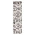 thumbnail image 1 of SAFAVIEH Iceland Milton Chevron Shag Runner Rug, Cream/Grey, 2' x 8', 1 of 7