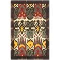 thumbnail image 1 of SAFAVIEH Ikat Anderson Southwestern Wool Area Rug, Cream/Brown, 3' x 5', 1 of 5