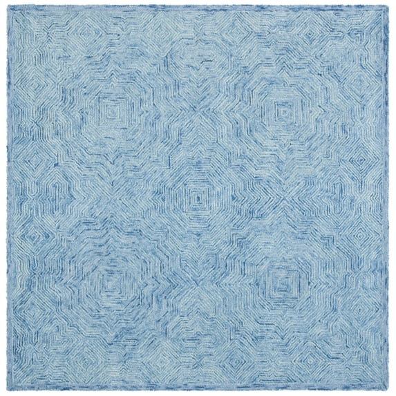 SAFAVIEH Ikat Collection IKT506M Handmade Blue Rug