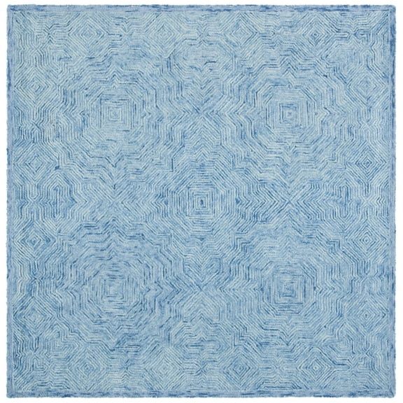 SAFAVIEH Ikat Collection IKT506M Handmade Blue Rug