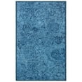 thumbnail image 1 of SAFAVIEH Ikat Collection IKT506N Handmade Dark Blue Rug, 1 of 8