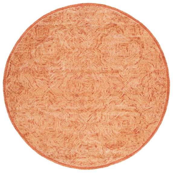 SAFAVIEH Ikat Collection IKT506P Handmade Rust Rug