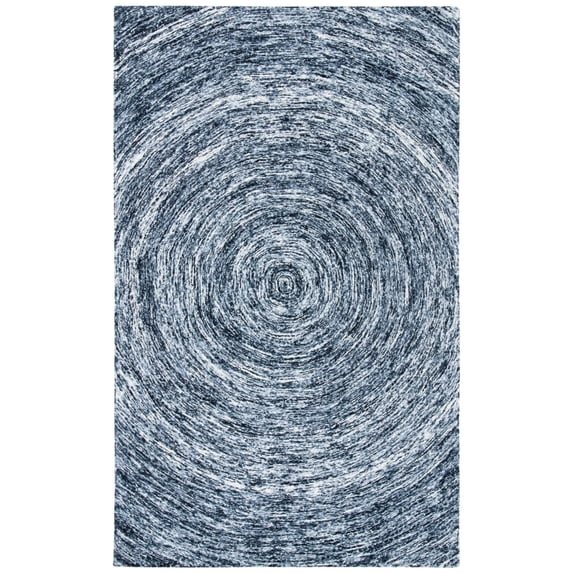 SAFAVIEH Ikat Collection IKT633F Handmade Grey Rug