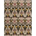 thumbnail image 1 of SAFAVIEH Ikat Emmeline Geometric Wool Area Rug, Beige/Brown, 5' x 8', 1 of 10