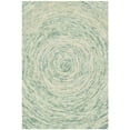 thumbnail image 1 of SAFAVIEH Ikat Hannan Geometric Circles Wool Area Rug, Ivory/Blue, 3' x 5', 1 of 3