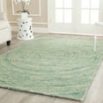 thumbnail image 1 of SAFAVIEH Ikat Hannan Geometric Circles Wool Area Rug, Ivory/Blue, 4' x 6', 1 of 10