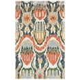 thumbnail image 1 of SAFAVIEH Ikat Heather Southwestern Area Rug, Green/Rust, 5' x 8', 1 of 10