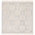thumbnail image 1 of SAFAVIEH Ikat Jaymz Geometric Area Rug, Ivory/Grey, 6' x 6' Square, 1 of 8