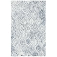 thumbnail image 1 of SAFAVIEH Ikat Kim Geometric Wool Area Rug, Silver/Grey, 4' x 6', 1 of 7