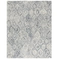 thumbnail image 1 of SAFAVIEH Ikat Kim Geometric Wool Area Rug, Silver/Grey, 8' x 10', 1 of 7