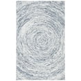 thumbnail image 1 of SAFAVIEH Ikat Laura Geometric Wool Area Rug, Silver/Grey, 8' x 10', 1 of 12