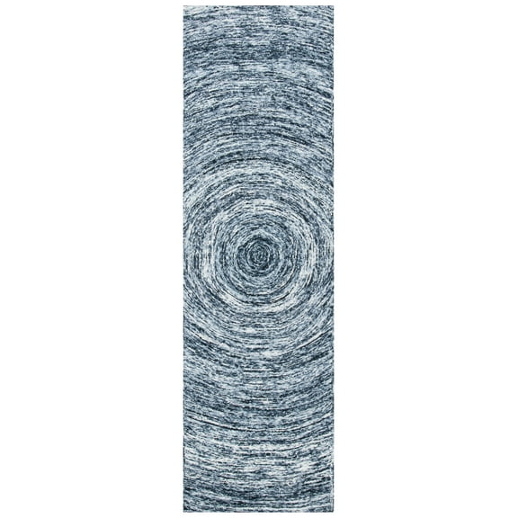 SAFAVIEH Ikat Laura Geometric Wool Runner Rug, Grey, 2'3" x 8'