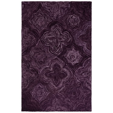 SAFAVIEH Ikat Orinda Distressed Area Rug, Purple, 3' x 5'