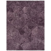 SAFAVIEH Ikat Orinda Distressed Area Rug, Purple, 8' x 10'
