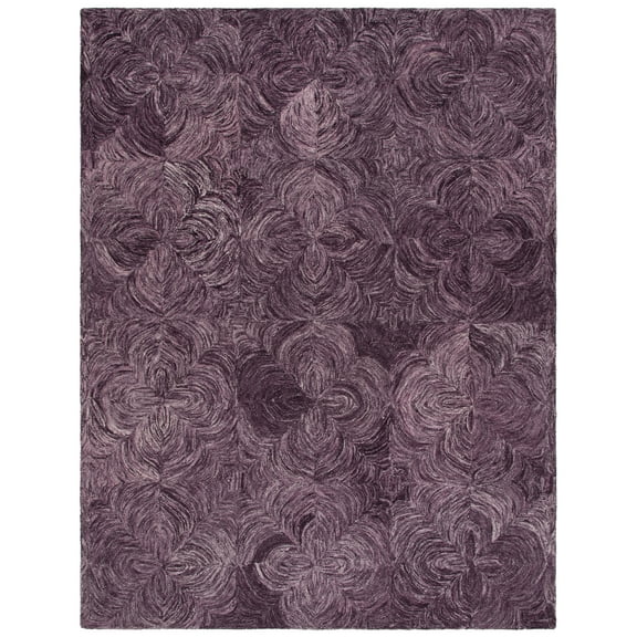 SAFAVIEH Ikat Orinda Distressed Area Rug, Purple, 8' x 10'