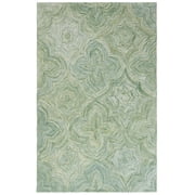 SAFAVIEH Ikat Orinda Distressed Area Rug, Sage/Green, 4' x 6'