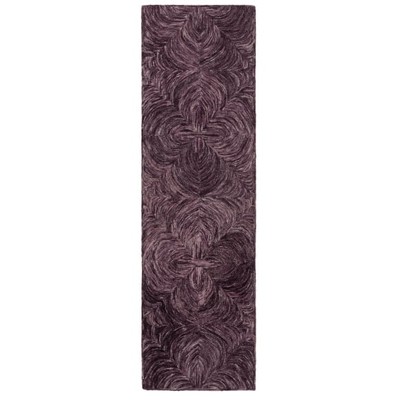 SAFAVIEH Ikat Orinda Distressed Runner Rug, Purple, 2'3" x 8'
