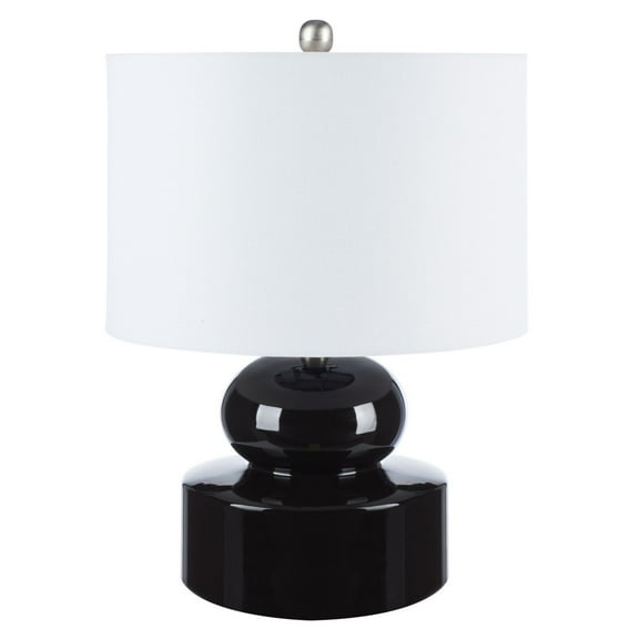 SAFAVIEH Ilene 20.5 in. Modern Artistic Table Lamp, Black