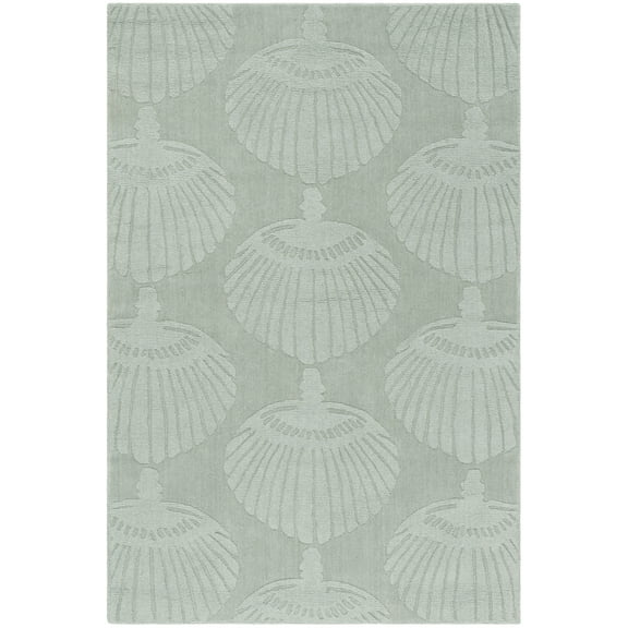 SAFAVIEH Impressions Anima Floral Wool Area Rug, Grey, 5' x 8'