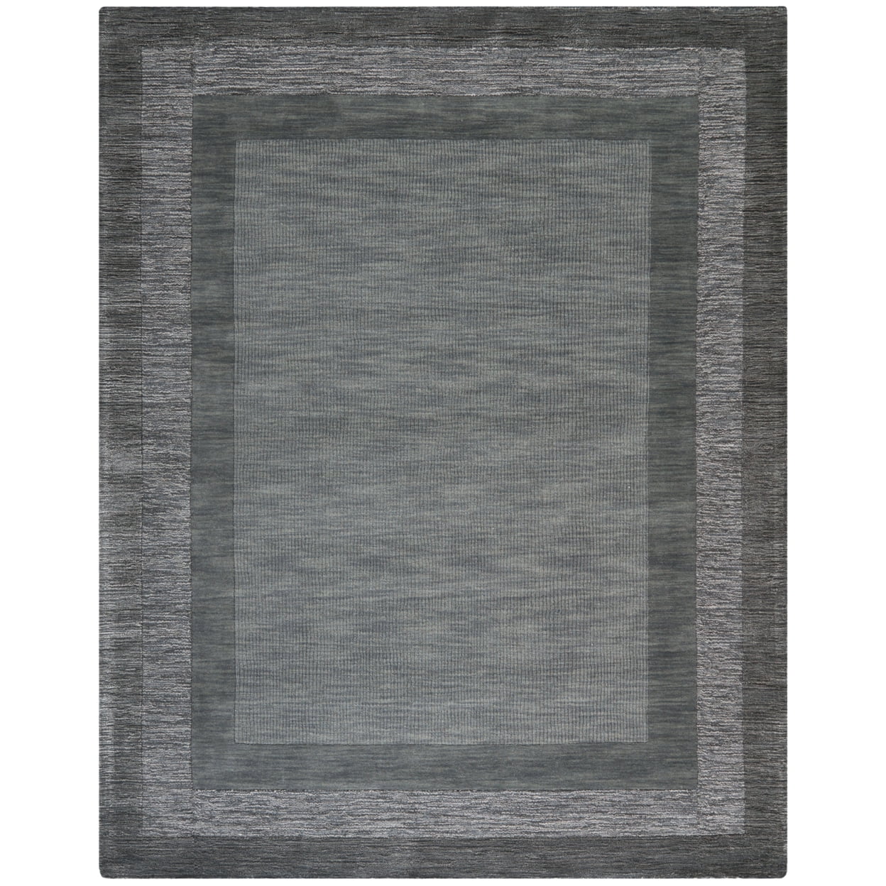 Impressions IM821 Hand Loomed Area Rug - Charcoal/Blue - 7'6"x9'6" - Safavieh