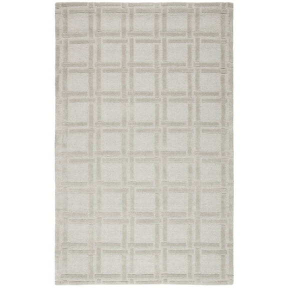 SAFAVIEH Impressions Emely Geometric Wool Area Rug, Grey, 5' x 8'