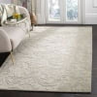 Sage Rectangular Tufted Wool Area Rug, 3' x 5'
