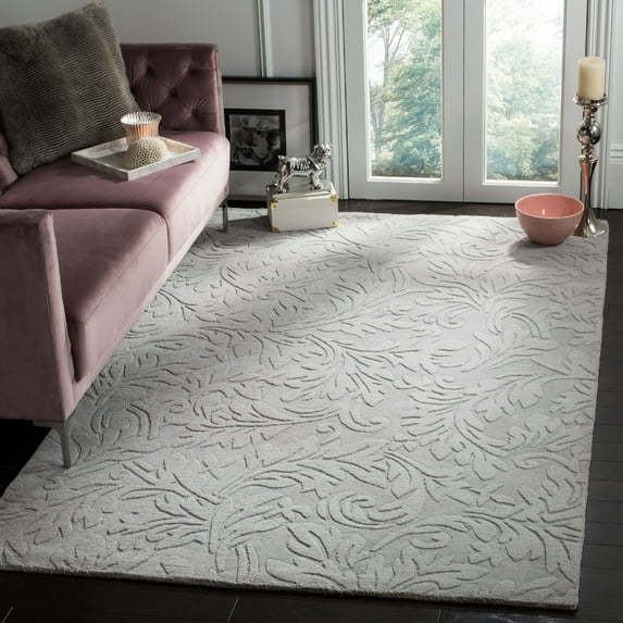 SAFAVIEH Impressions IM344B Handmade Grey Rug