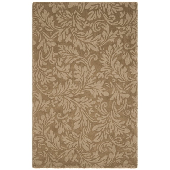 SAFAVIEH Impressions IM344D Handmade Light Brown Rug