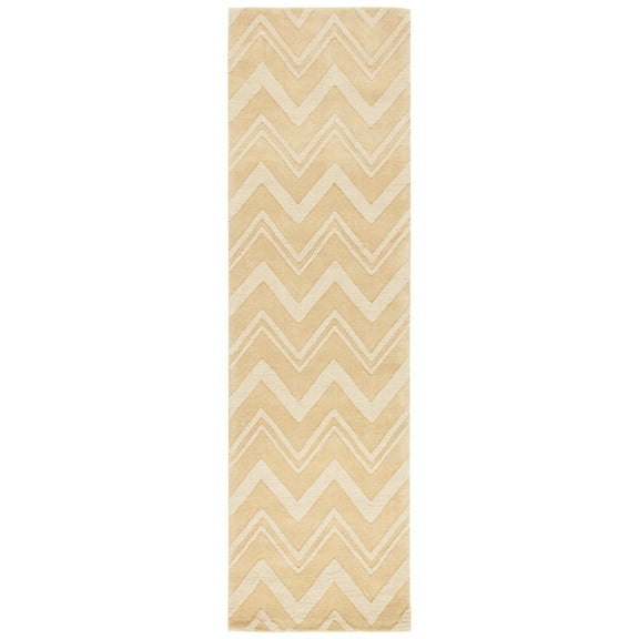 SAFAVIEH Impressions IM398B Handmade Dark Gold Rug