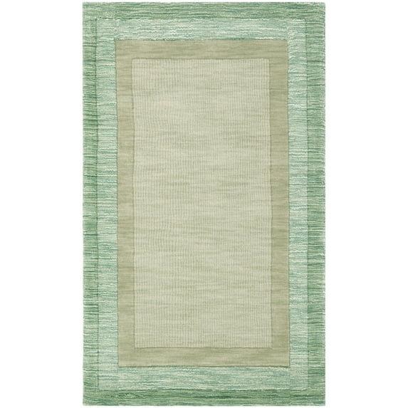 SAFAVIEH Impressions IM821D Green / Beige Rug