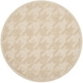 thumbnail image 1 of SAFAVIEH Impressions Sylvanus Geometric Wool Area Rug, Begonia, 5' x 5' Round, 1 of 5