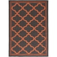 thumbnail image 1 of SAFAVIEH Machine Washable Rug Indoor/Outdoor Bermuda Collection - Indoor Outdoor BMU810H Bermuda Charcoal / Rust Rug, 1 of 6