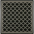thumbnail image 1 of Safavieh Courtyard Alina Geometric Quatrefoil Indoor/Outdoor Area Rug, Black/Beige, 7'10" x 7'10" Square, 1 of 17